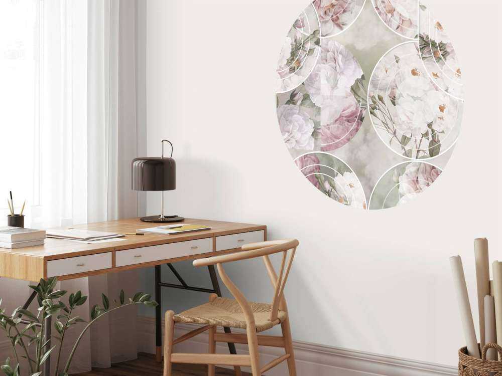 Tidless Floral Elegance - Blush Grøn