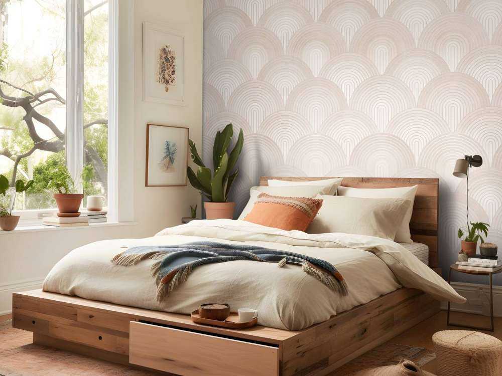 Boho ombre buer - fersken fuzz