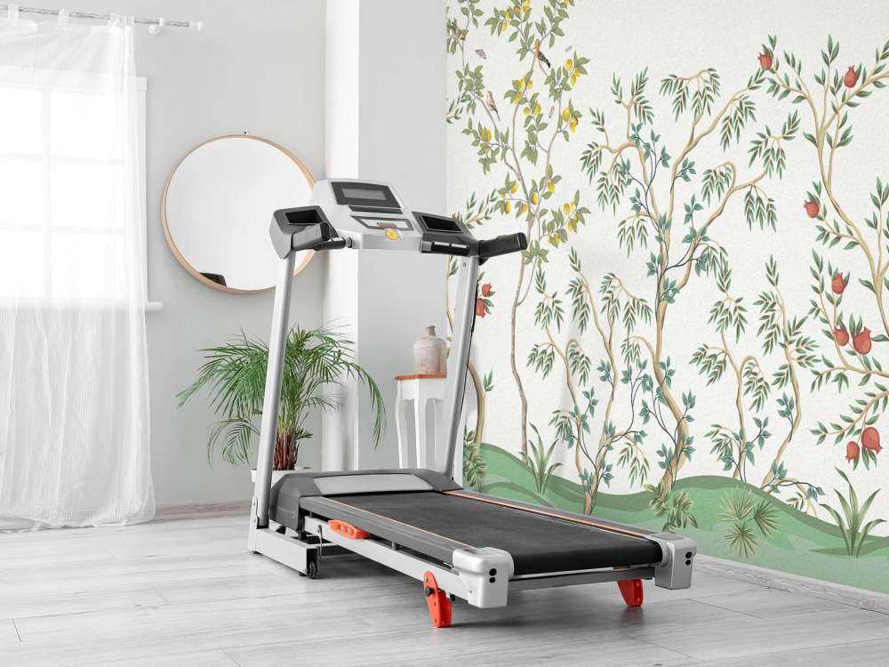 Landskab med frugttræer