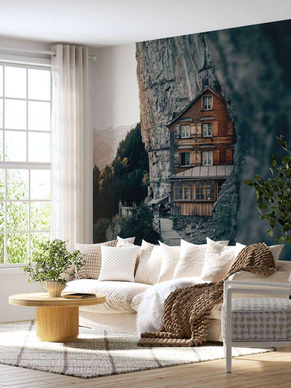 Bjerghytte i Alperne