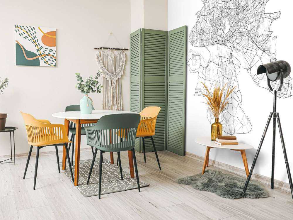 Kort over Hamborg, hvid