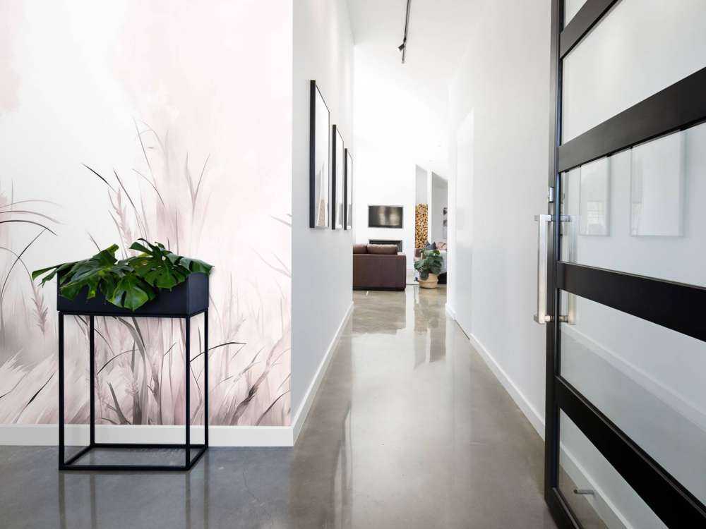 Naturstemning dempet rosa