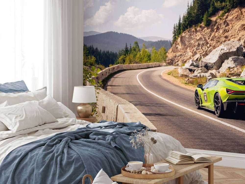 Lamborghini Revuelto i fjellene