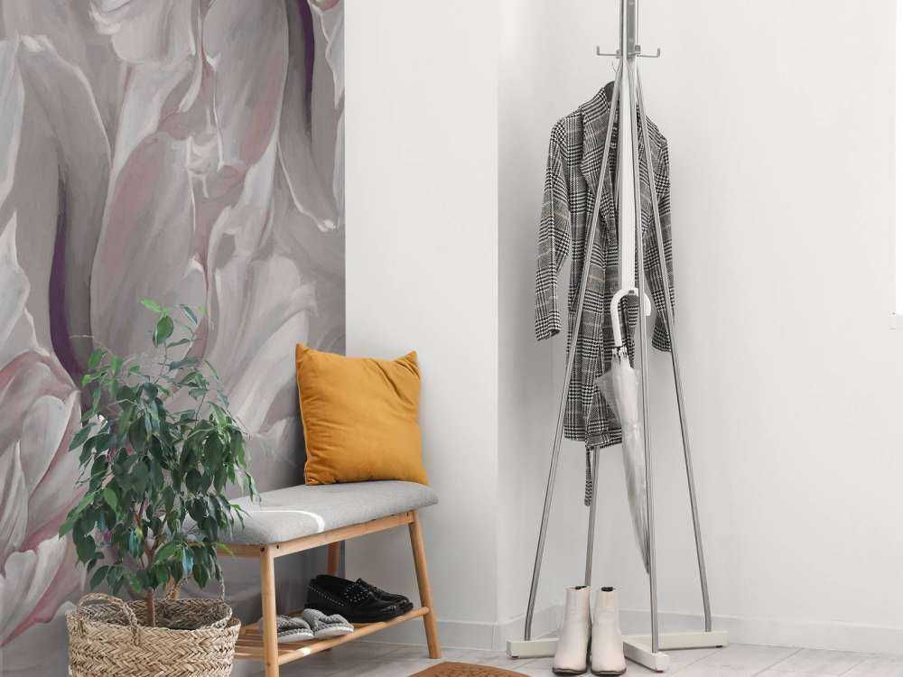 Store tulipaner grå