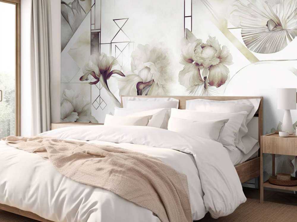 Akvarell Geometri Grønn