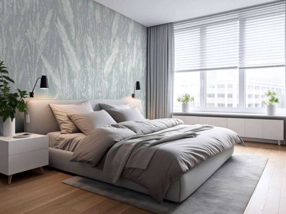 Veggen av markgress - myntegrønn