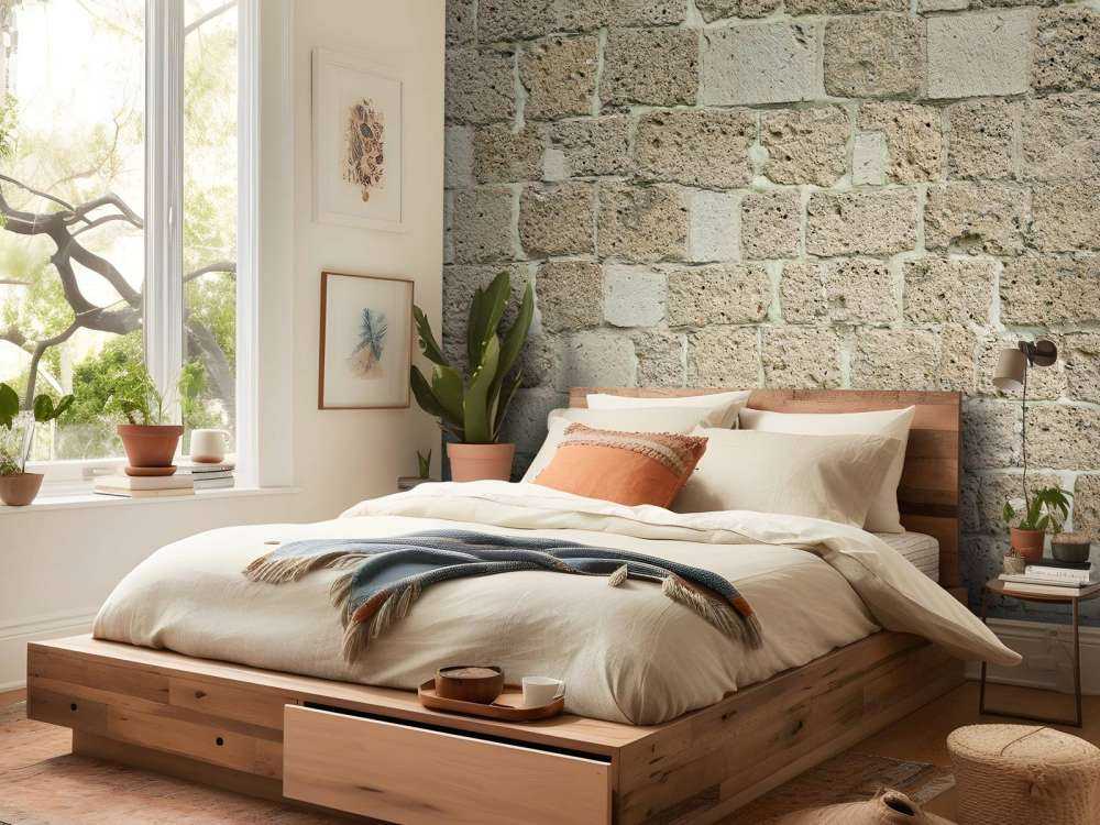 Vegg av store steiner Steinvegg