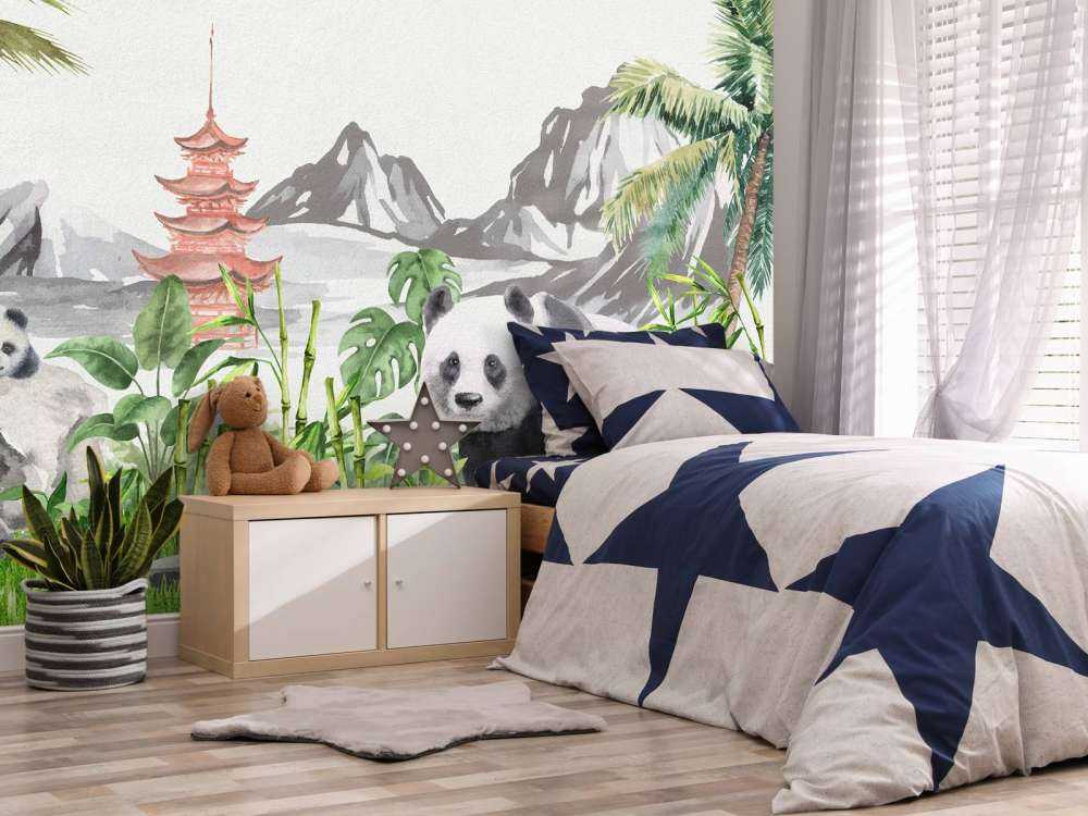 kaktuspandaer i bambusjungelen