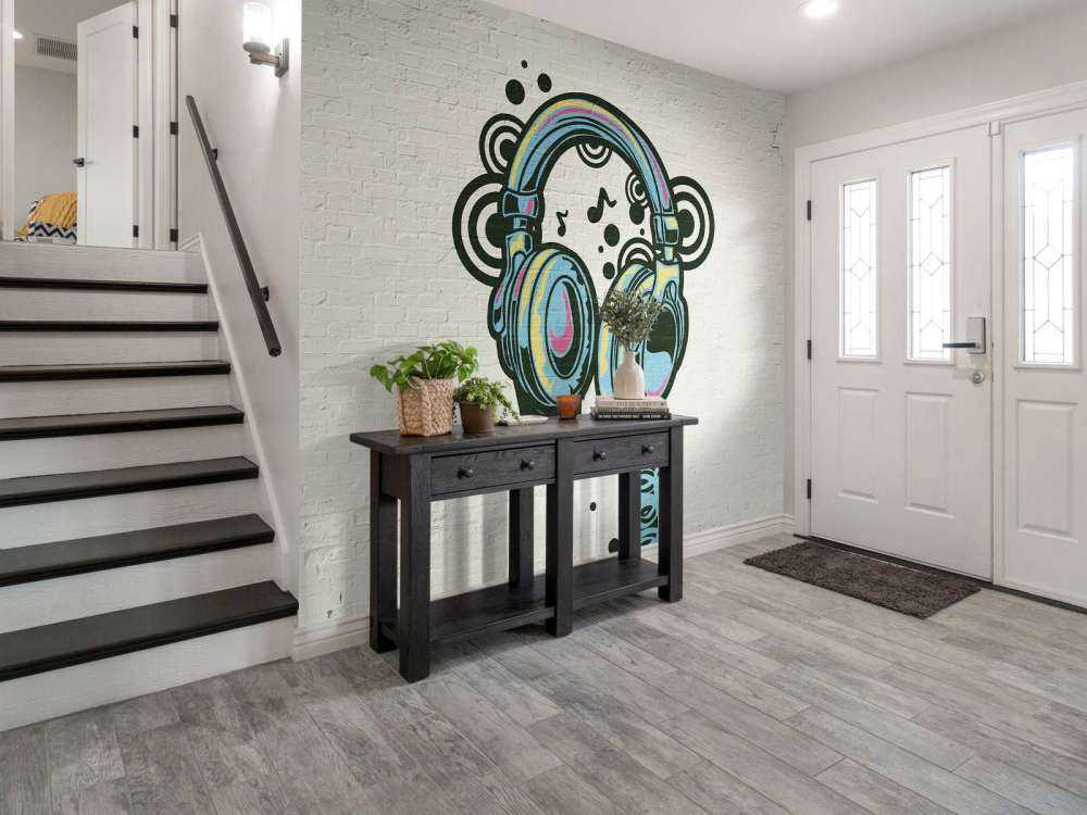 Graffiti hodetelefoner