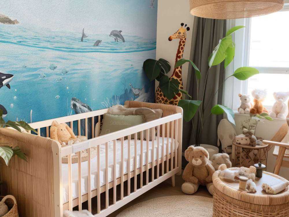 Havlandskap med Dyr i Farger