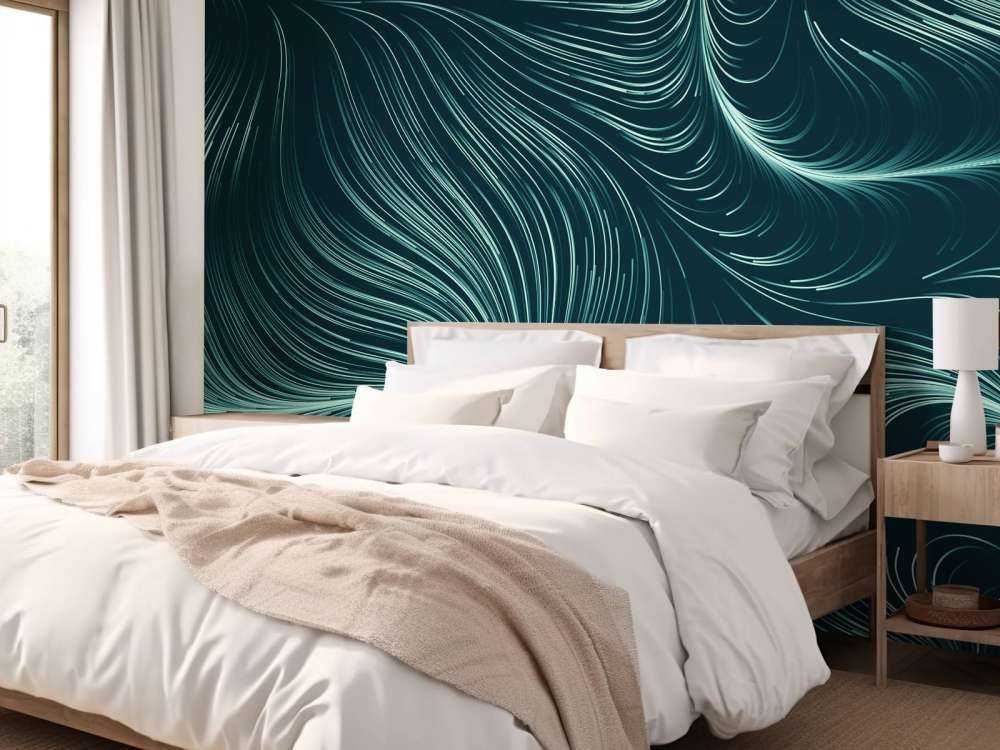 Grønne opplyste linjer