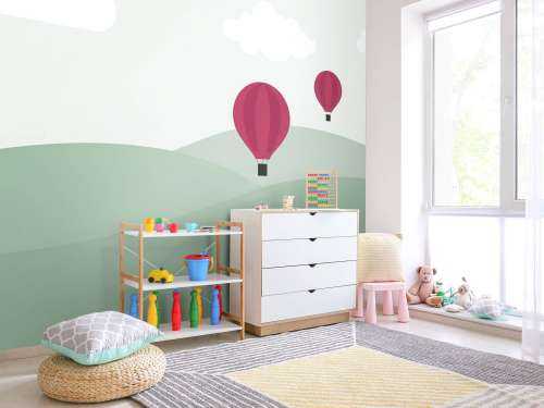 Skråninger med luftballonger