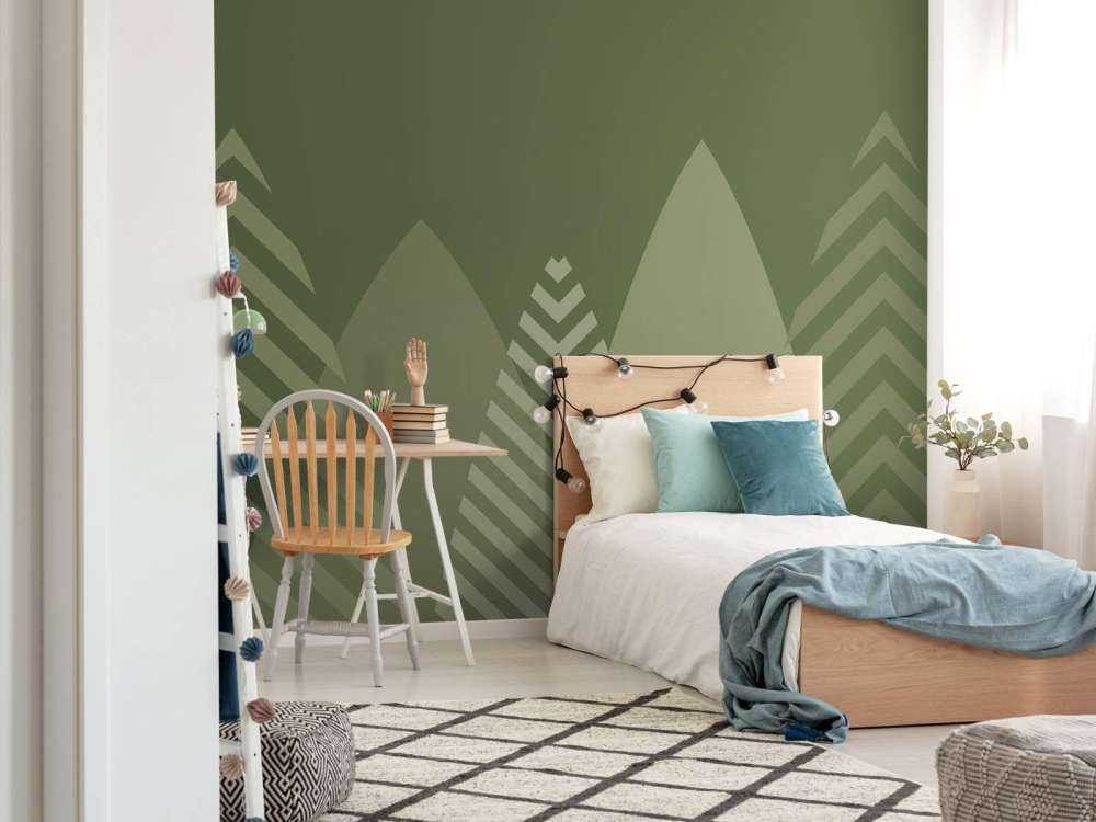 Høye fjell, grønne