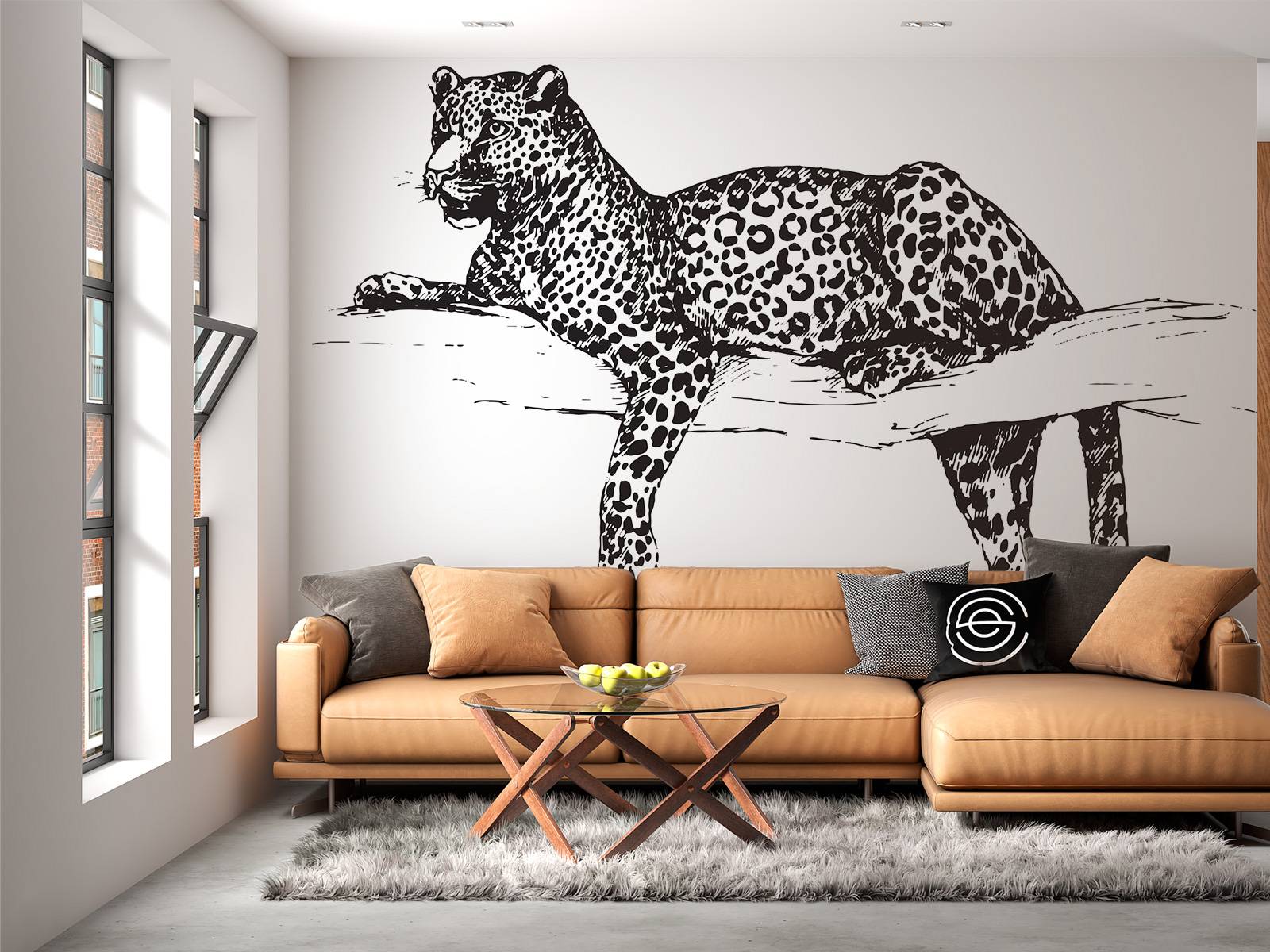 tegnet leopard