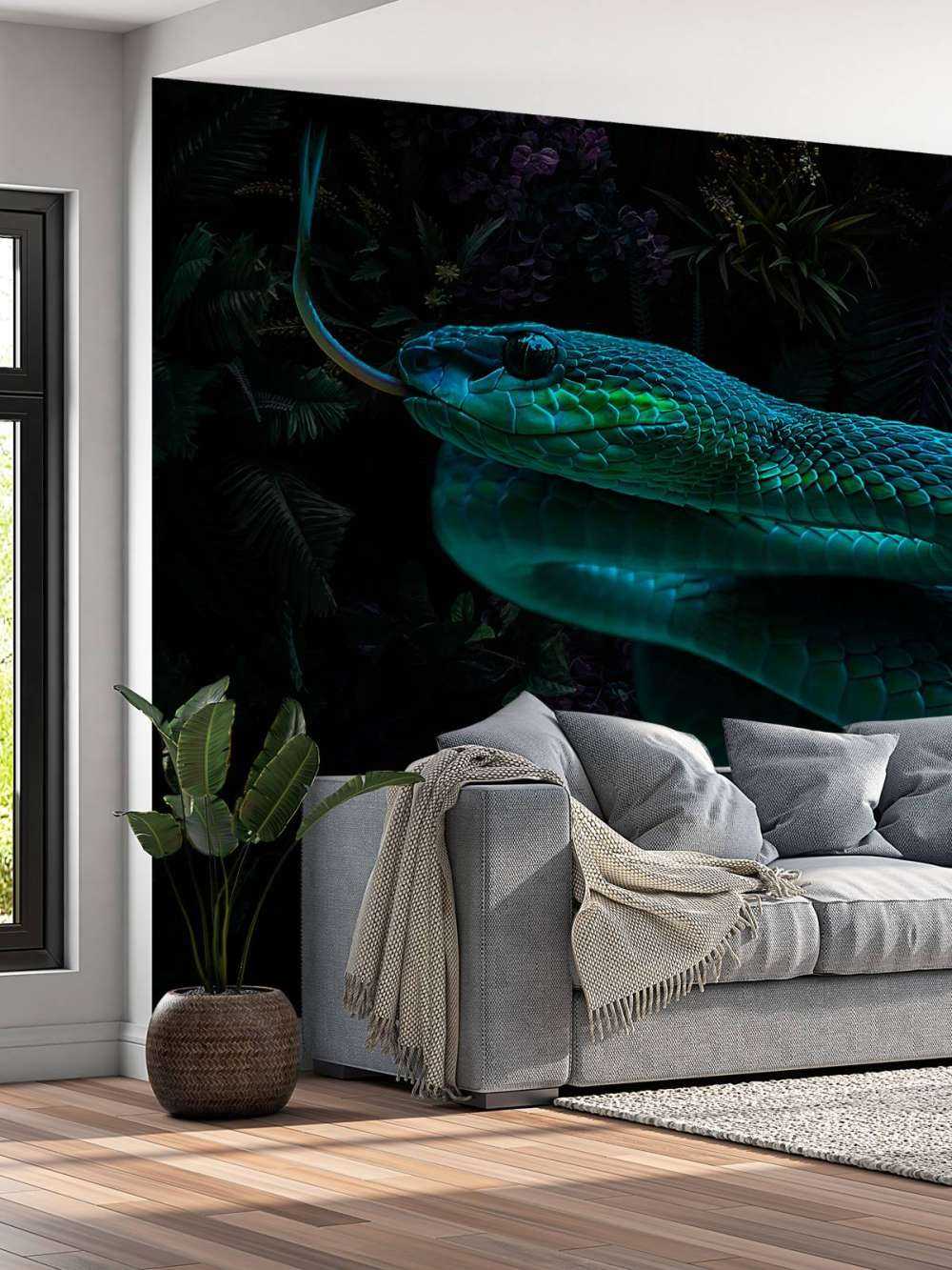 Jungle Snake Portrett