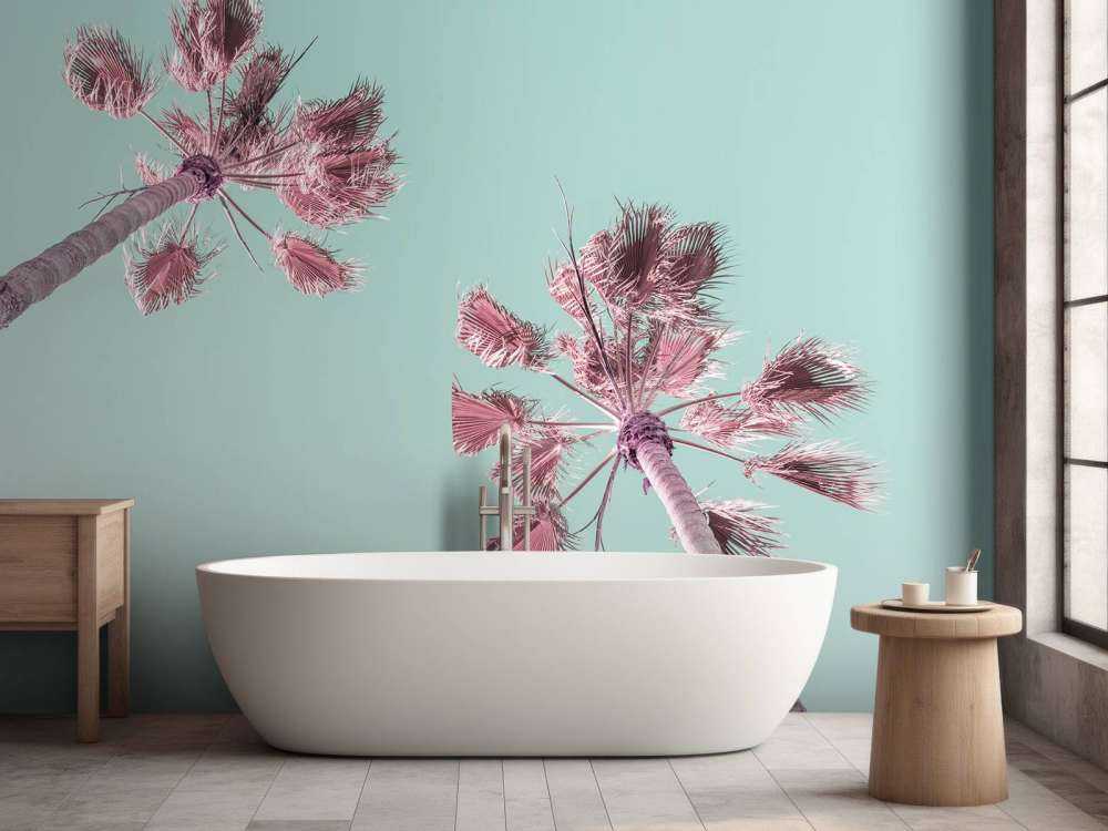 Palmetrær om sommeren