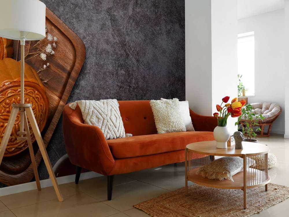 Månekaker på en svart benkeplate