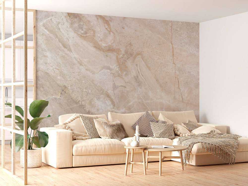 Beige marmorstein