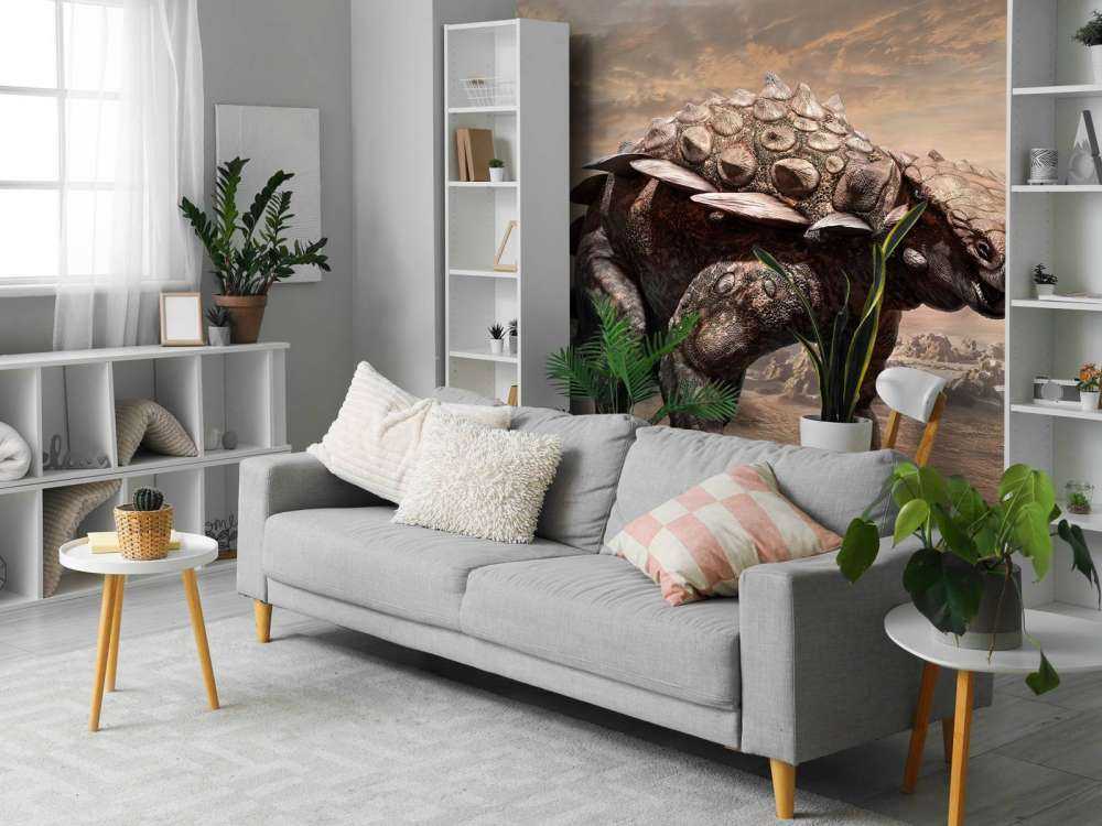 Dinosaur i et forlatt område