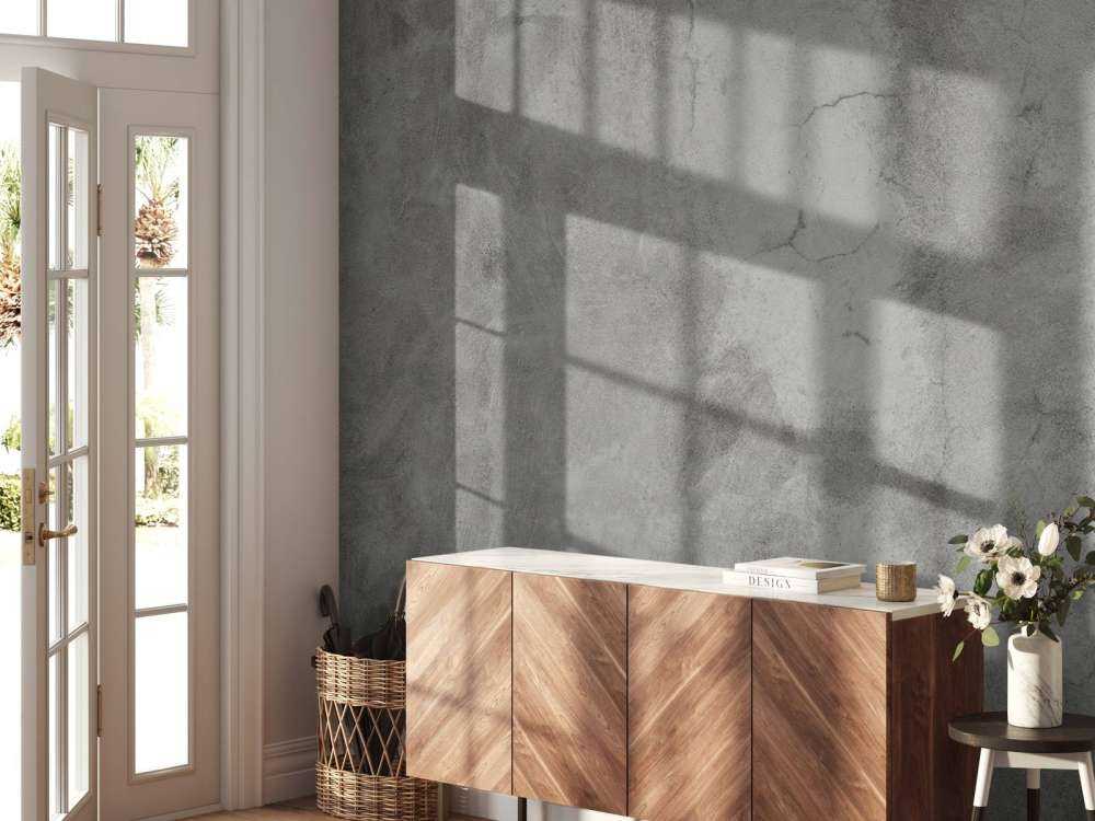 Betong med feiende sprekker