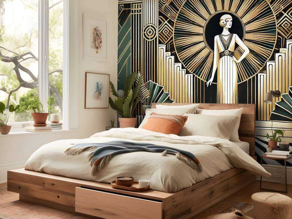 Gylne tjueårene stil i art deco