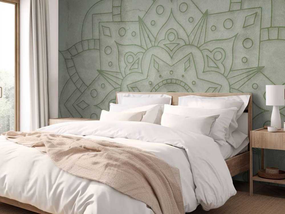 Forvitret Grønn Mandala