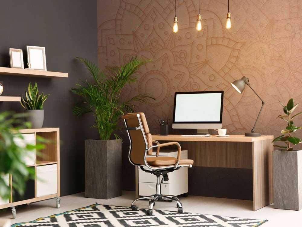 Jordaktig geometrisk blomst