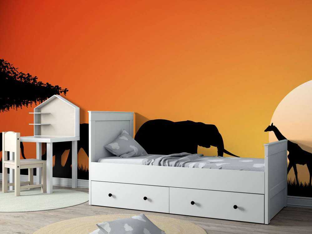 Safari ved solnedgang