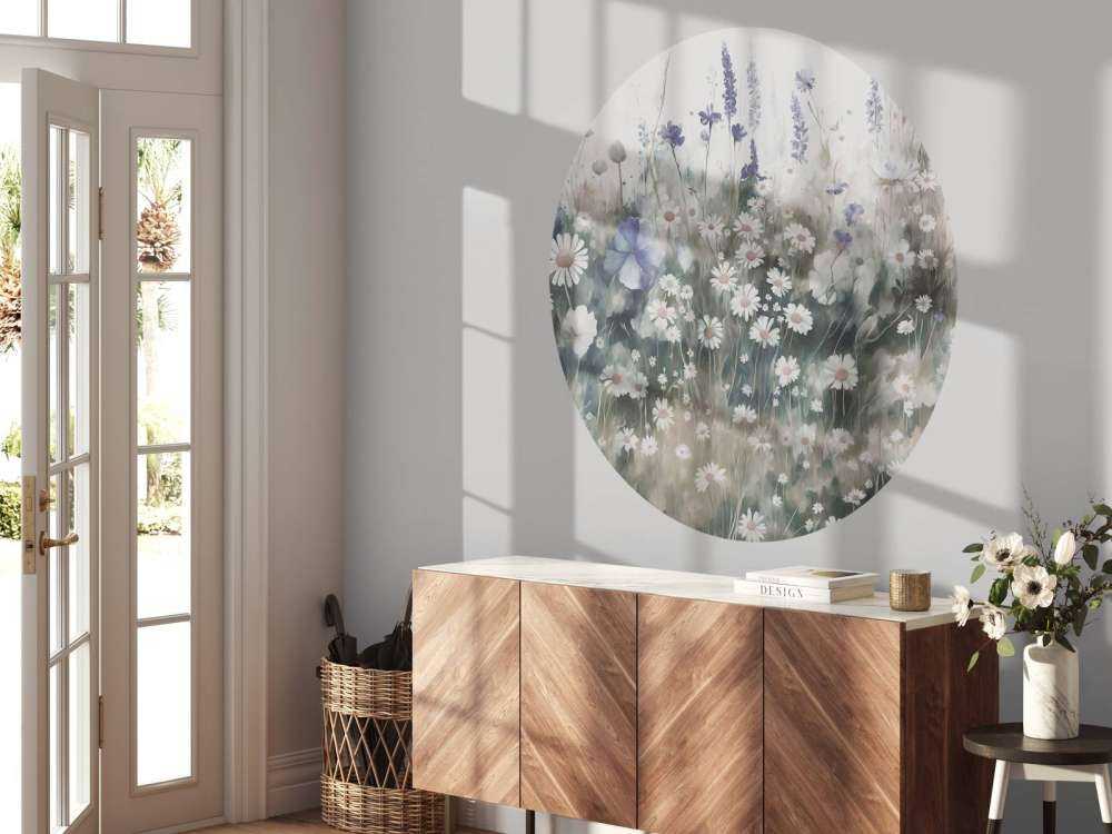 Frodig grönska av sommargrå