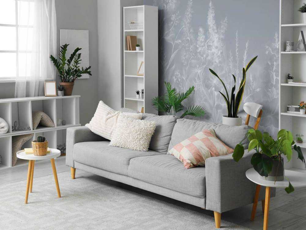 Öm engelsk trädgård - grå