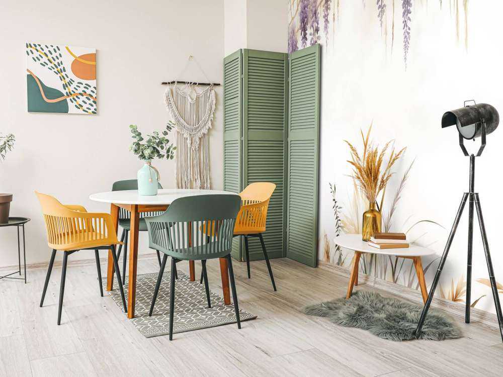 Wisteria och fältgräs blå