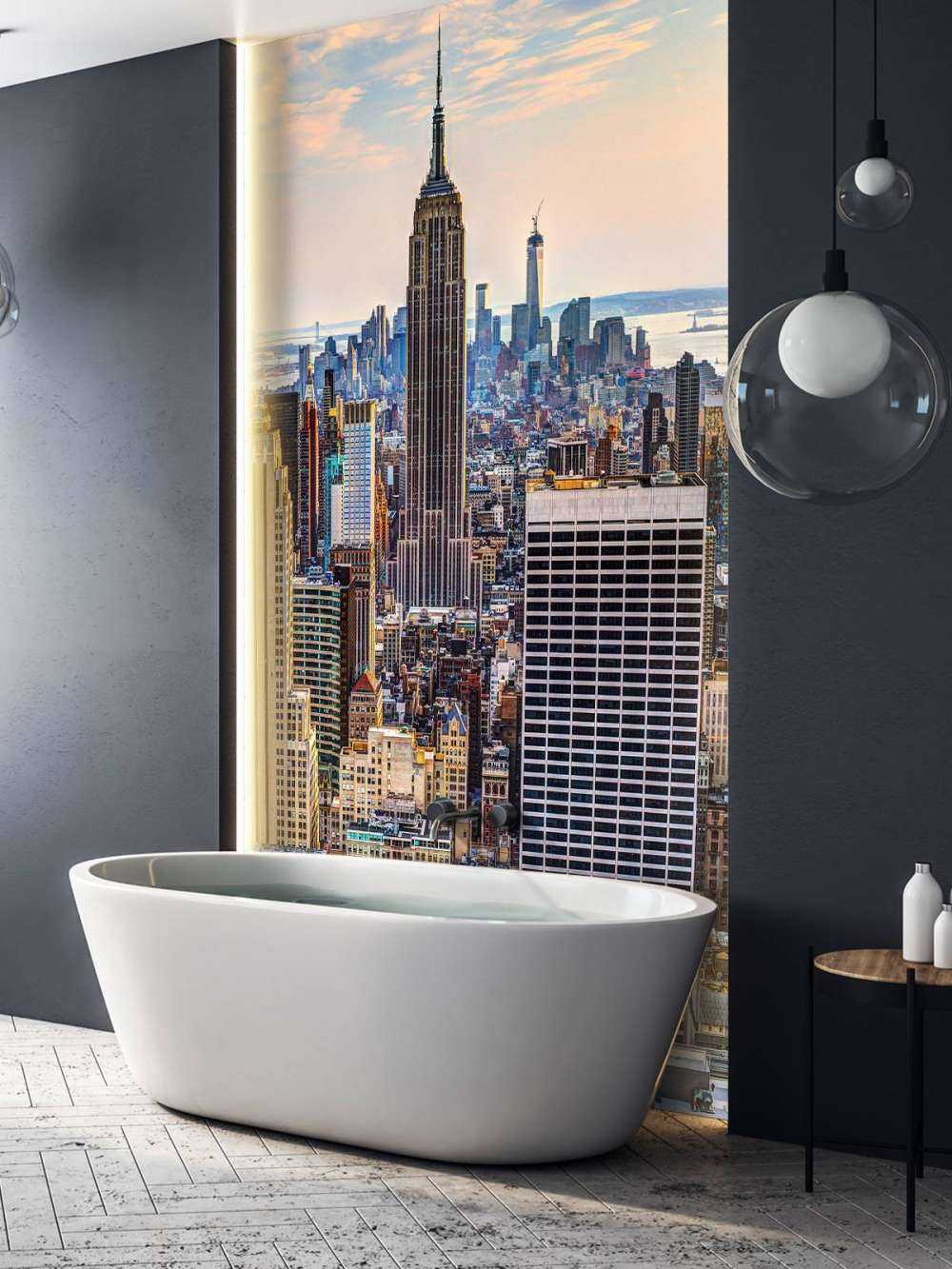 The Big Apple uppifrån