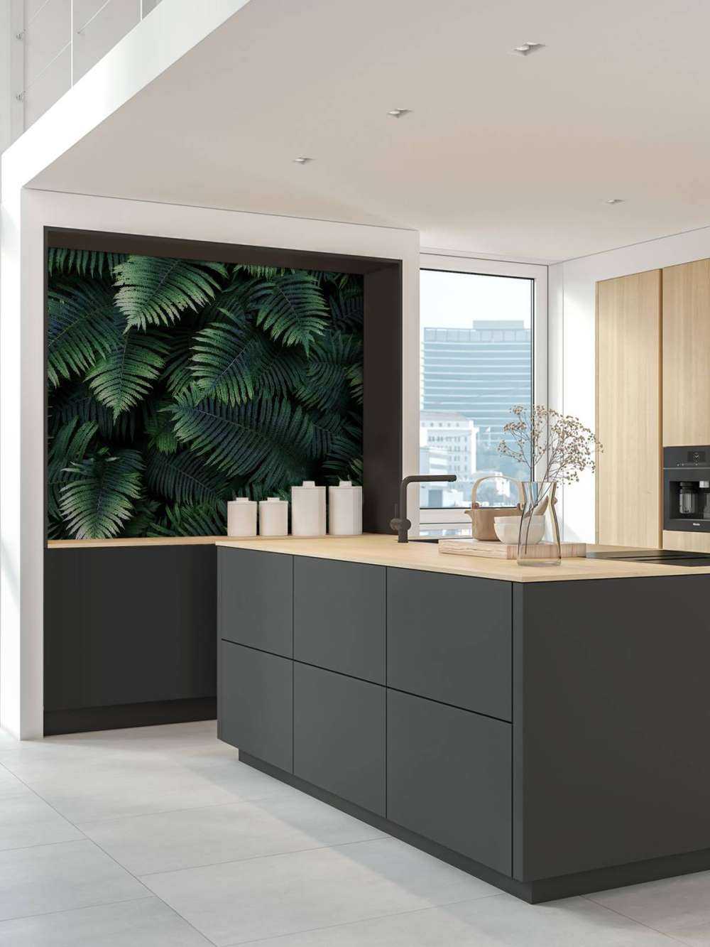 Stora palmblad