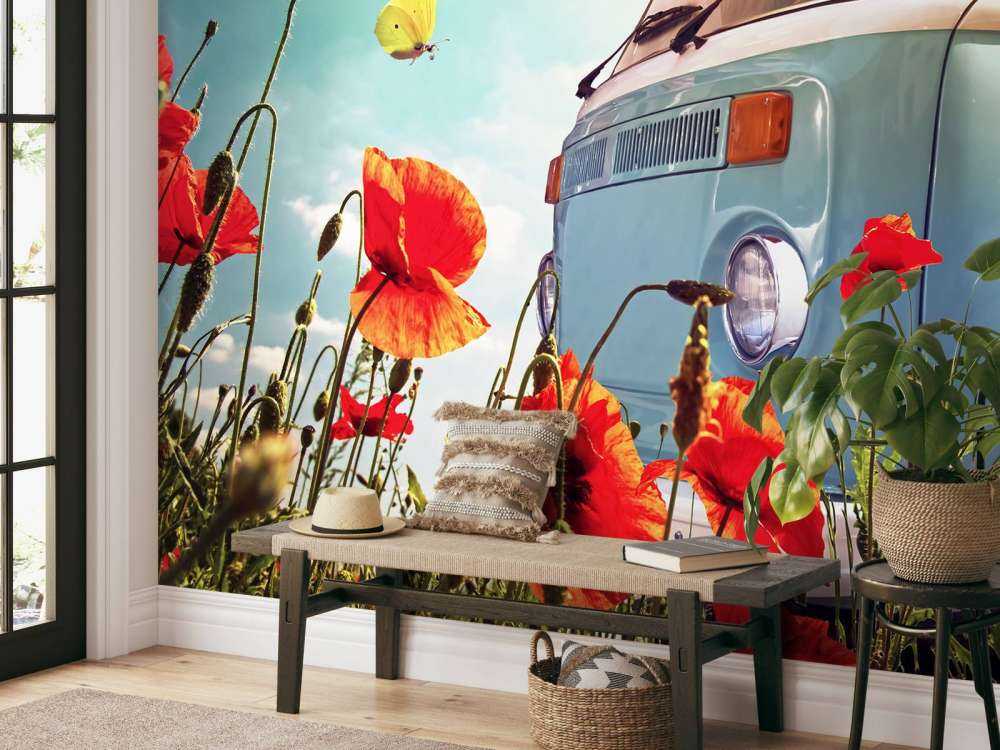 Vintage Volkswagen skåpbil