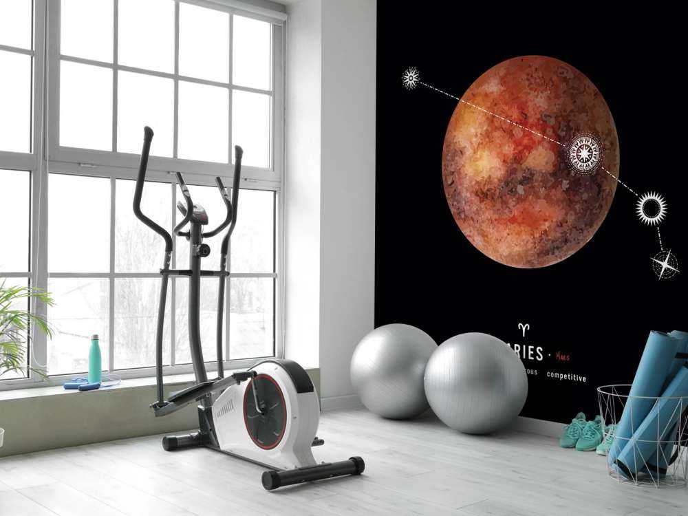 Stjärnbilden planet Väduren