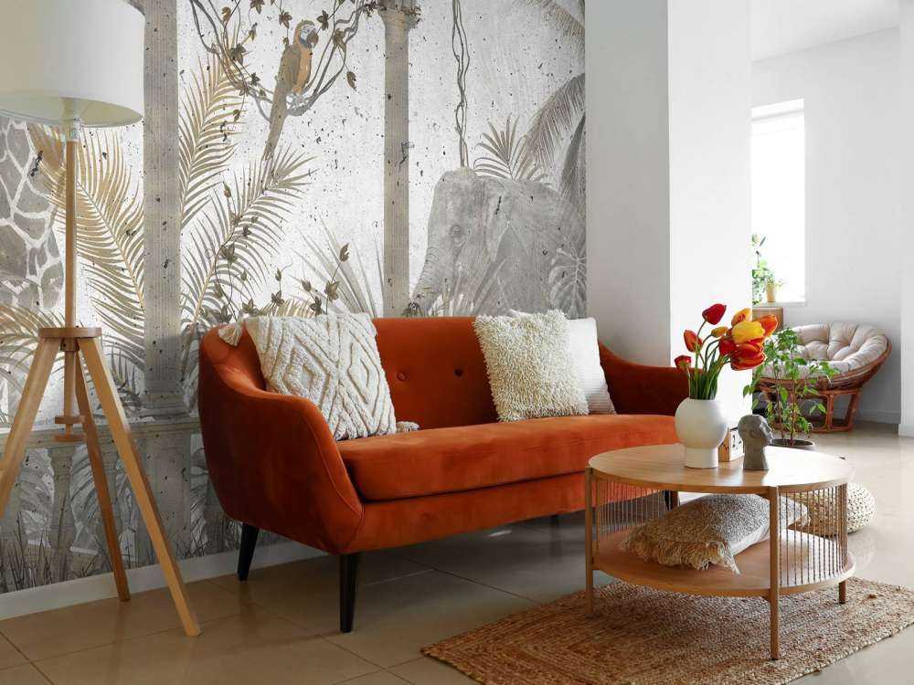 Övergiven byggnad i djungeln