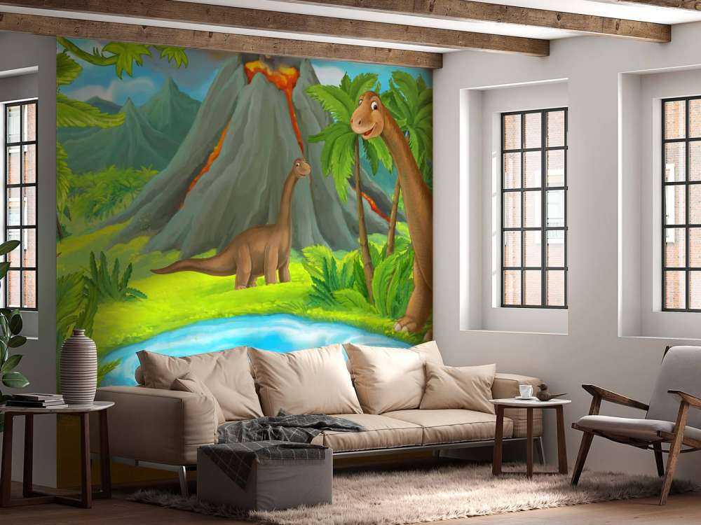 Dinosaurier i naturen