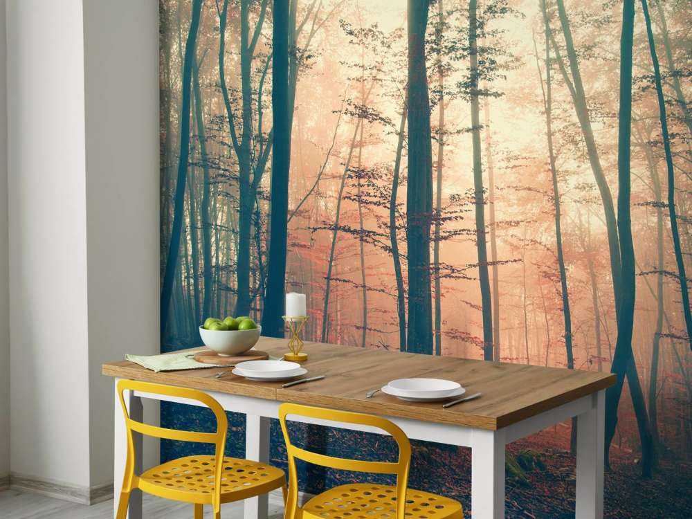 Vintage färger skog