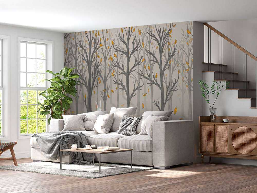 Skogens djur på hösten