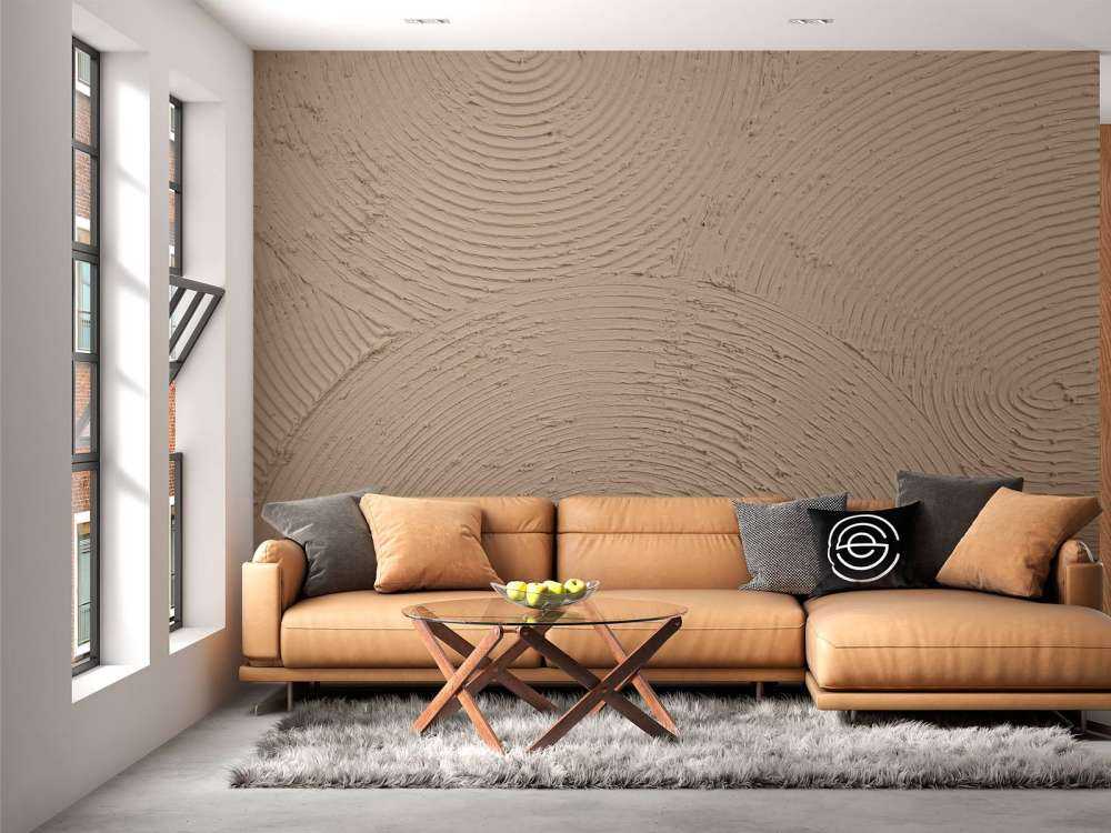 Zen cirklar i taupe