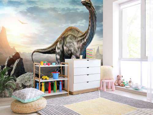 Apatosaurus i bergen