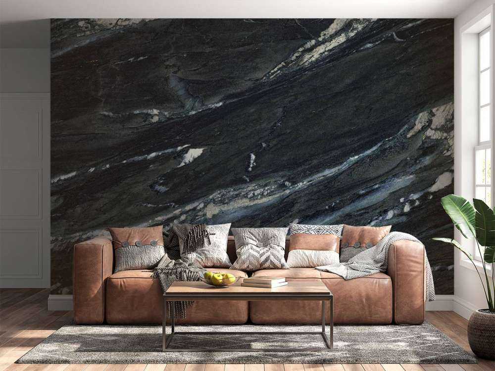 Grönblå marmor