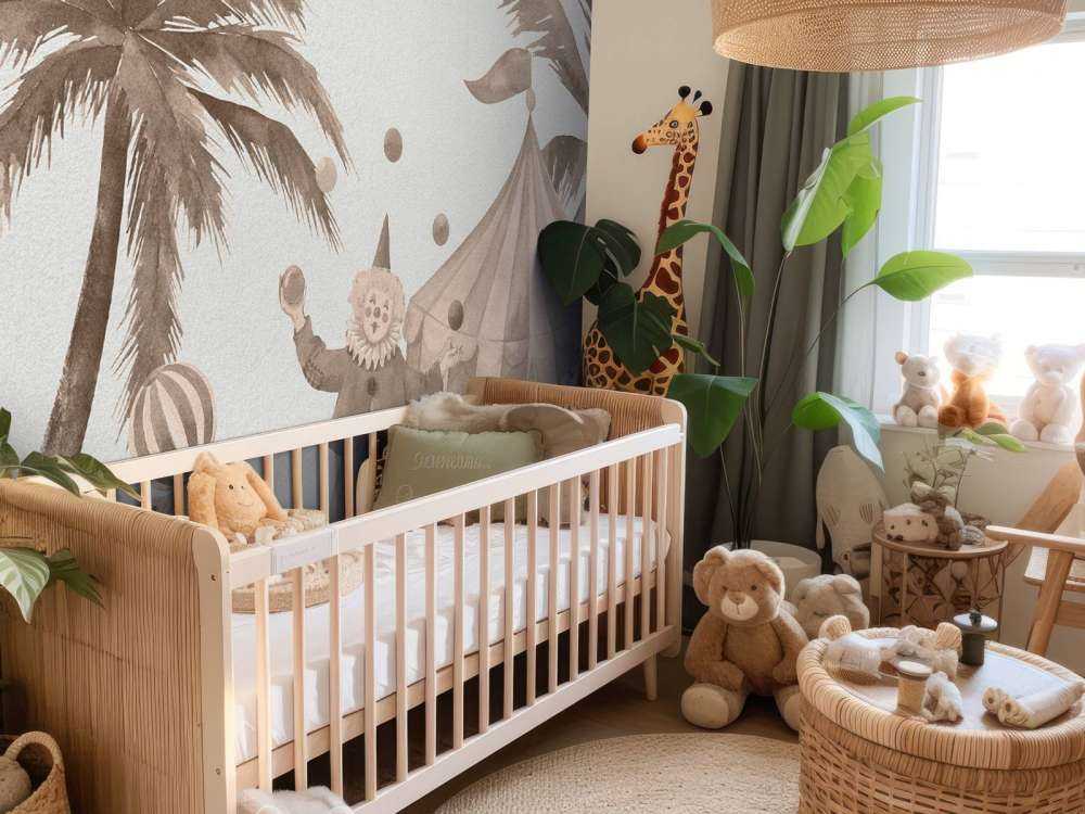 Glada cirkusdjur taupe