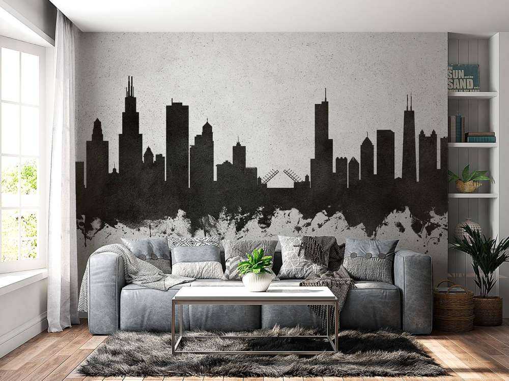 Akvarell silhuett, Chicago