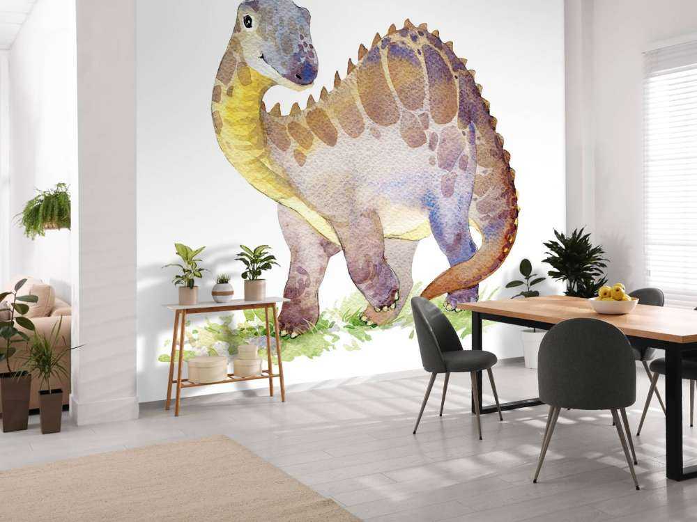 Dinosaur fra akvarel