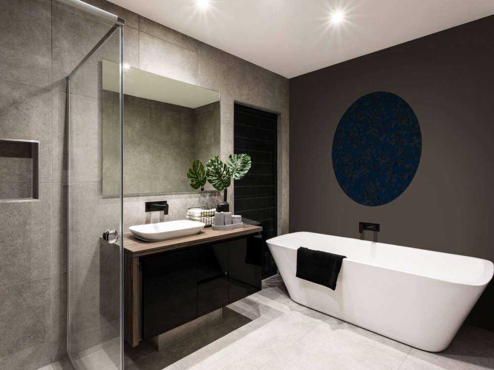 Små blade mørke på mightnight blue