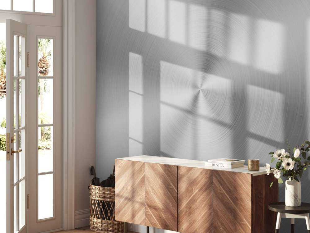 Radial metalstruktur