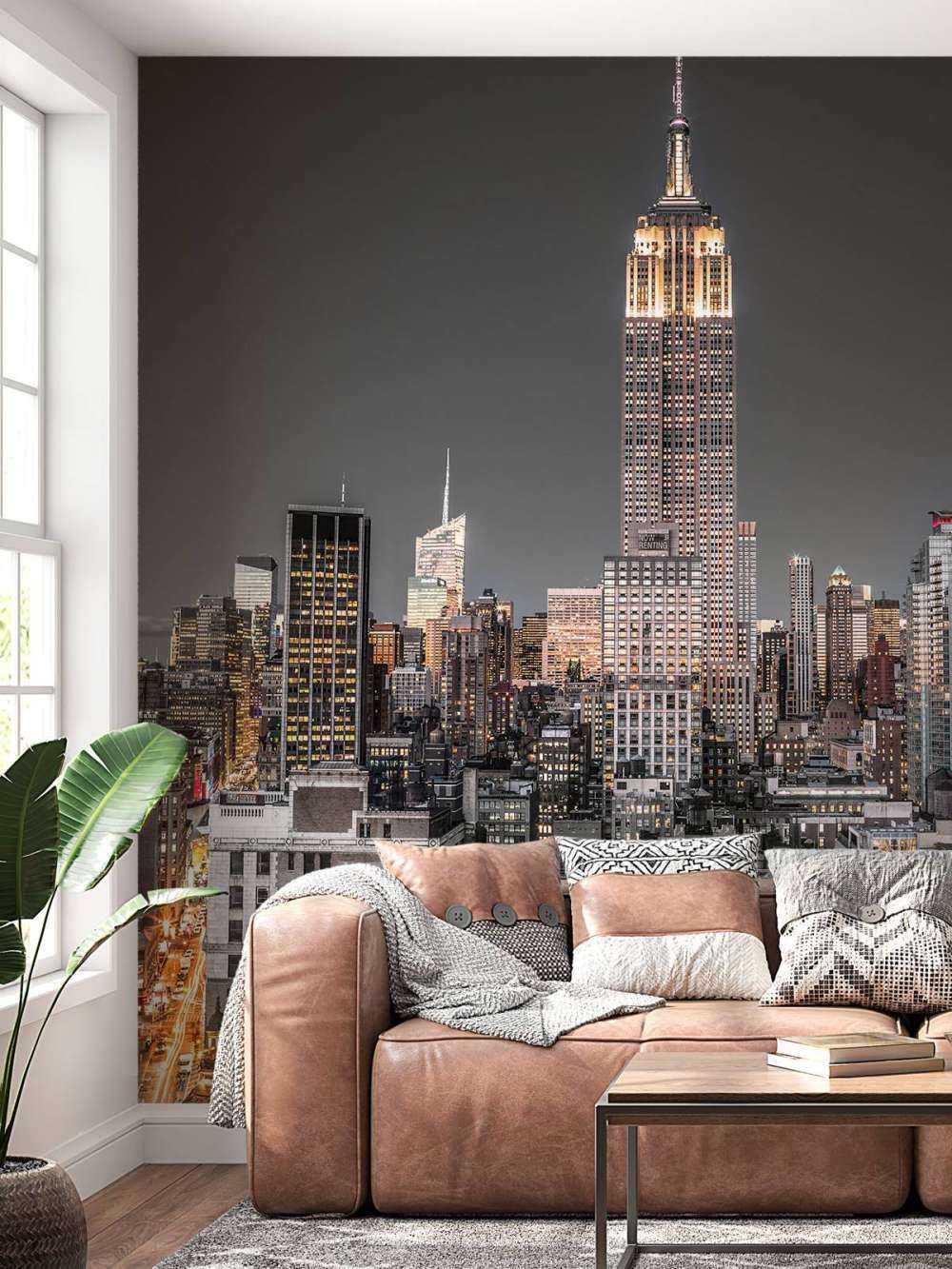 Empire State Building om aftenen