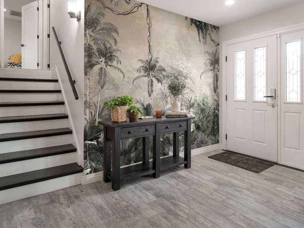 Tropisk skov i tåge