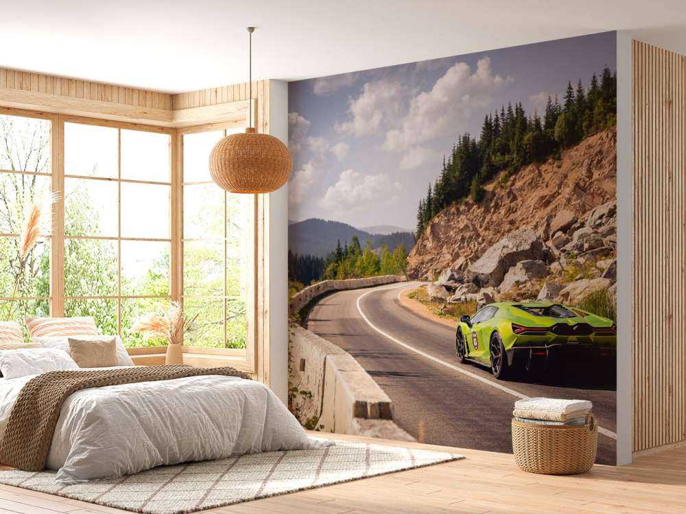 Lamborghini Revuelto i bjergene